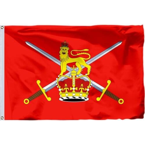British Army Flag 150X90cm (3x5FT) 120g 100D Polyester Double Stitched High Quality Banner Free Shipping