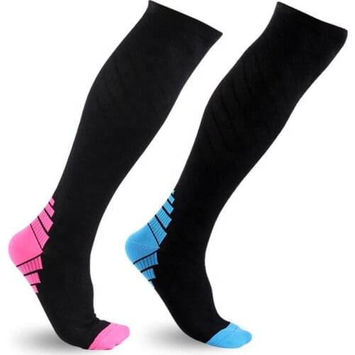 New Design Knee High Football Black Socks Compression Socks Running for Unisex