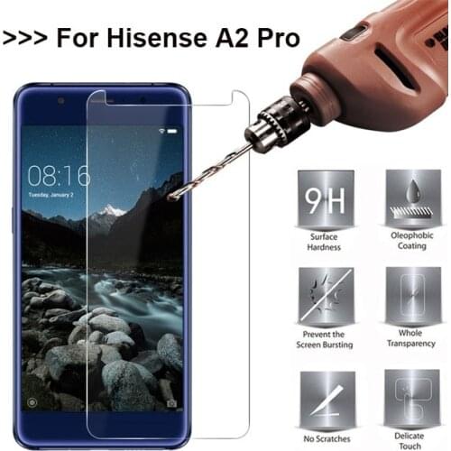 Hisense A2 Pro Tempered Glass For Hisense A2 Pro 5.5 inch 9H 2.5D Screen Protector Toughened protective film For Hisense A2 Pro