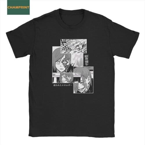 Jujutsu Kaisen Straw Doll Kugisaki Nobara Mens T Shirts Anime Tees Short Sleeve T-Shirt Pure Cotton Gift Idea Clothes