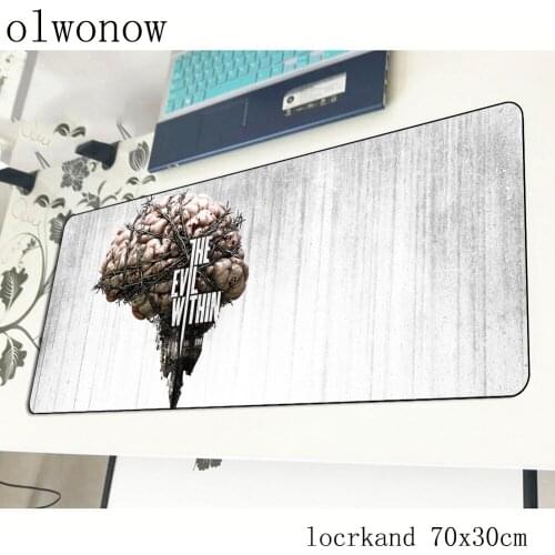 The evil within mouse pad gamer ergonomic 700x300x2mm notbook mouse mat gaming mousepad large gel pad mouse PC desk padmouse