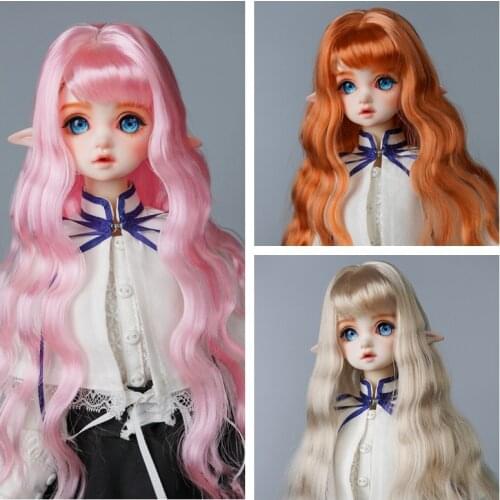 1/6 1/4 1/3 Scale BJD Wig Doll Accessories Curls Fairy Long Hair Vintage Wigs For BJD/SD YOSD MSD SD13 Big Girl C1017
