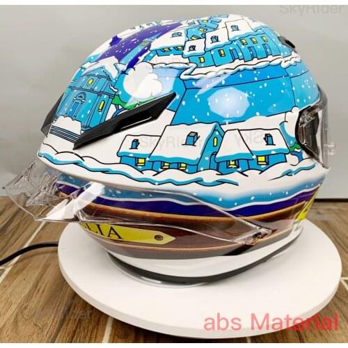 Full Face Motorcycle helmet SNOW HOUSE Motocross Racing Motobike Riding Helmet Casco De Motocicleta four season