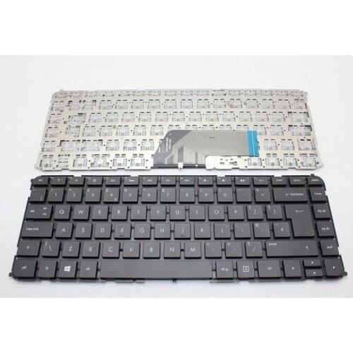 GZEELE New UK Laptop Keyboard For HP Sleekbook Ultrabook ENVY 6-1000 4-1000 4-1100 4-1200 Laptop UK 698679-001 686836-001 BLACK