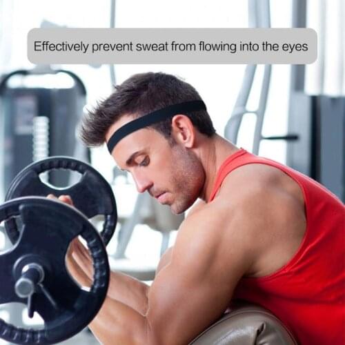 Gym Fitness Yoga Hair Band Sports Headband Anti-Slip Elastic Rubber Hairband Outdoor Activities Gym Fitness Accessories 2021 Hot