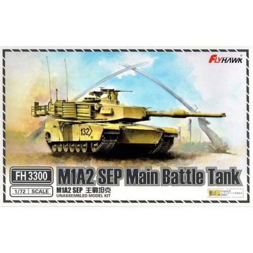 Flyhawk FH3300 1/72 M1A2 SEP Main Battle Tank - Scale model Kit