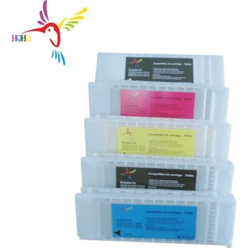 T7081-t7085 700ml 5Colors/Set Ink Cartridges for Epson T3080 T5080 T7080 With Pigment Ink T3080 Ink Cartridge for Epson