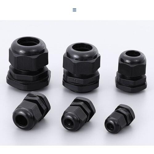 Cable Waterproof Joint Wire Nylon Plastic Sealing Fixed Gegelan Head Pg7 / 9 / 11 / 16 / 19 / 21 25 48 42 63