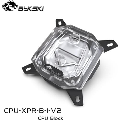 Bykski CPU Water Cooling Radiator Block use for INTEL LGA1150 1151 1155 1156 /2011/2066 POM Block Cooled Radiator