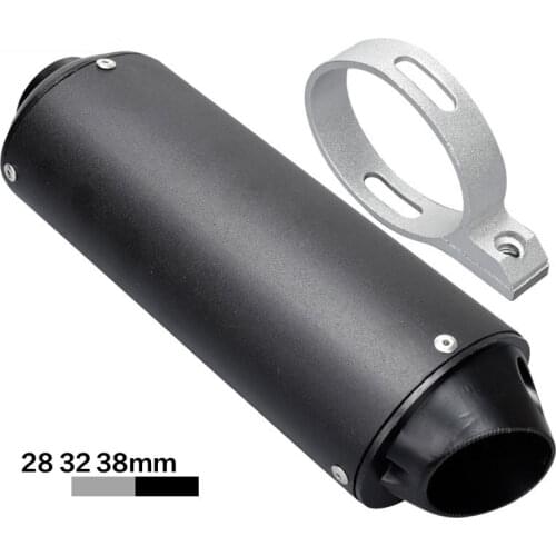 28 32mm 38mm for 125cc 150cc 160cc atv Motorcycle Exhaust Muffler Escape moto Pipe Dirt Pit Bike For Honda Yamaha for Kawasaki