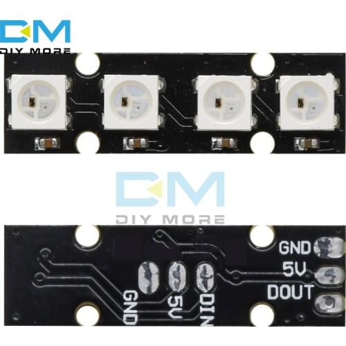 4 Bit WS2812 5050 RGB LED Light Built-In Full Color-Driven Development Board for Arduino NAZE32 F3 FLIP32 CC3D DIY