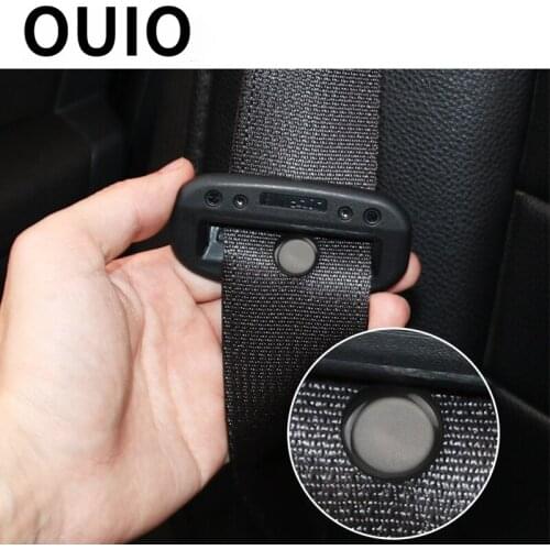 6sets Car Safety Seat Belt Spacing Limit Buckle Clip Stop Button for E30 E92 series 1 E87 X3 E83 F25 X6 E71 F11 X5 E70 E53 M G30