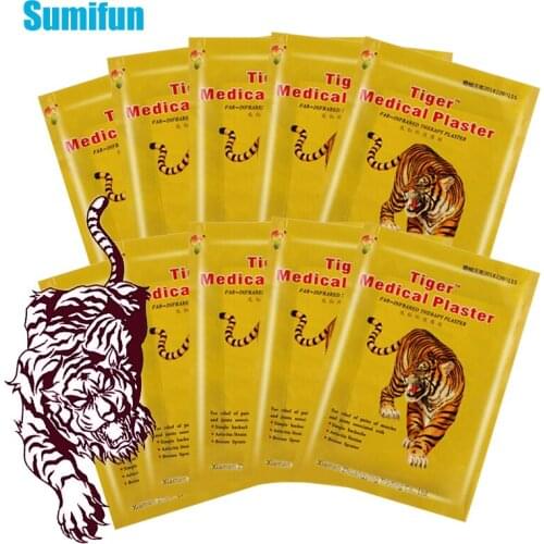 80Pcs Hot Tiger Balm Pain Patch Body Relaxation Herbal Plaster Muscle Neck Sprain Joint Arthritis Relieve Pain Stickers