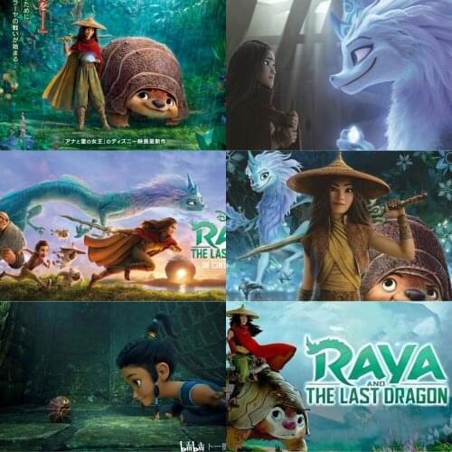 DIY Diamond Painting Disney Raya And The Last Dragon Cross stitch Full Square Diamond Embroidery Mosaic Icon Rhinestones Decor