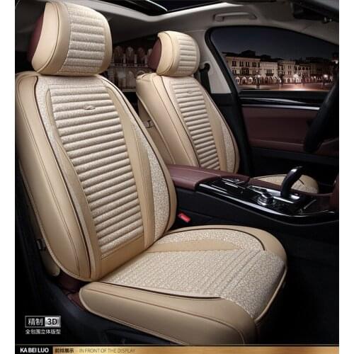 TO YOUR TASTE auto accessories universal luxury leather CAR SEAT cushion set for HONDA City GIENIA Stream Avancier Greiz comfort