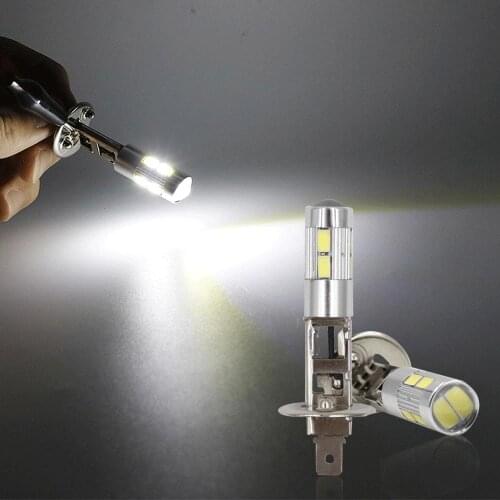 H1 H3 Car LED Parking Lights10SMD 5630 Auto LED Fog Turn Signal Light Driving Lamp White Amber Reverse Lights Auto Brake Lights