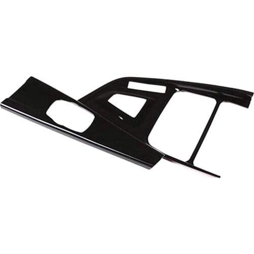 Car Central Control Gear Shift Decorative Panel Sticker ABS Plastic for 3 Series F30 F35 320Li 2013-2019 Black