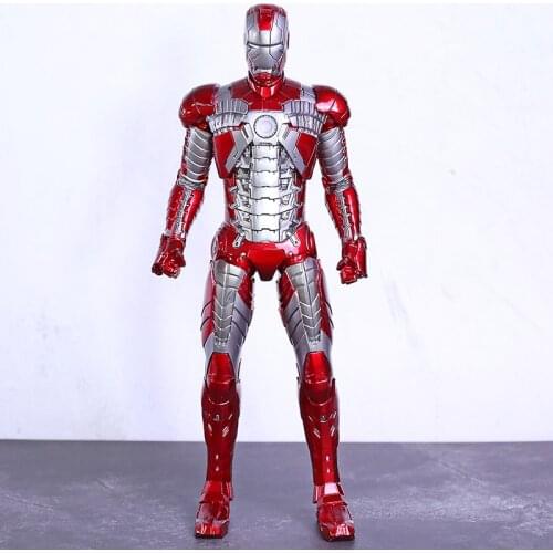 Iron Man Mark 5 1/6 Scale Painted Figure Ironman MK 5 PVC Figure Collect Toy
