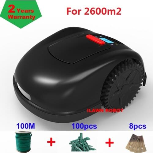 Remote Control Lawn Mower Robot E1600 with Newest Gyroscope Navigation Function,Smartphone WIFI App