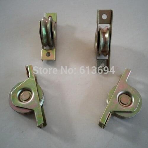 2.5 inch sliding gate wheel groove V with inside support,wheel diameter 58mm,thickness 18mm. 2pcs/lot