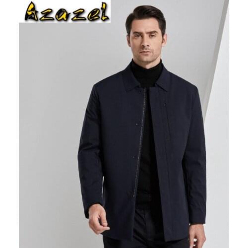 Winter Mens Lapel Waterproof Cotton jacket Suit Male Warm Thick Middle-aged Business Casual Mens Plus Size Jackets And Coats