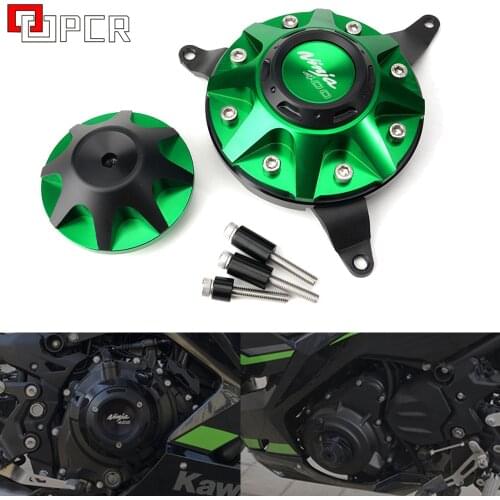 NEW For KAWASAKI NINJA400 NINJA 400 Z400 2018 2019 2020 Motorcycle CNC Engine Cover Stator Case Crash Slider Guard Protection
