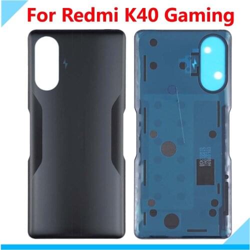 Original New Rear Battery Cover For Xiaomi Redmi K40 Gaming Door Housing Back Case Replacement Parts
