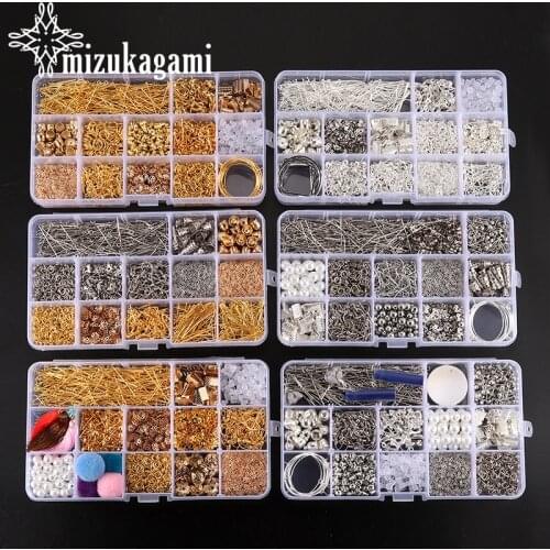 1 Set Alloy Earrings Parts Material Package Rectangle Tool Receiving Box Base Earring For DIY Earring Jewelry Making Accessories