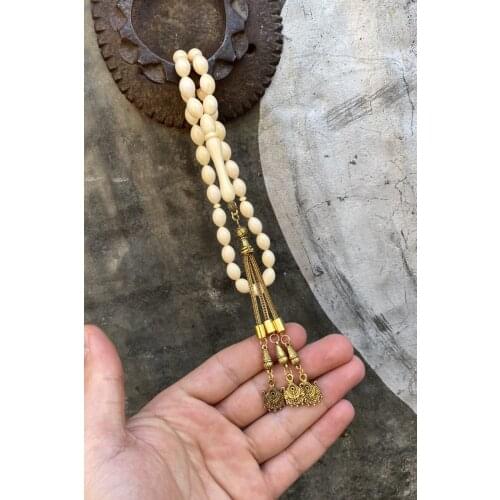 Ottoman Starboard Design Tassels Beirut Drop Amber Prayer Beads