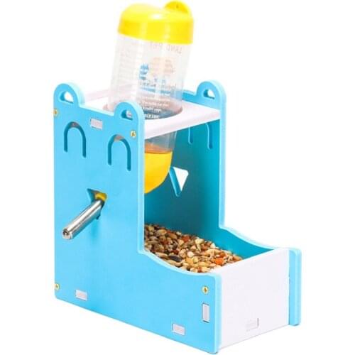 Hamster Drinking Fountain Feeder Drinking Water Bowl Smiley Stand Animal Shelter Nest Toy Drinking Head Pipe Pet Water Bottle