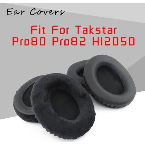 Earpads For Takstar Pro80 Pro82 HI2050 PC-K700 Pro 80 82 Headphone Replacement Earcushions Parts Accessaries Velvet
