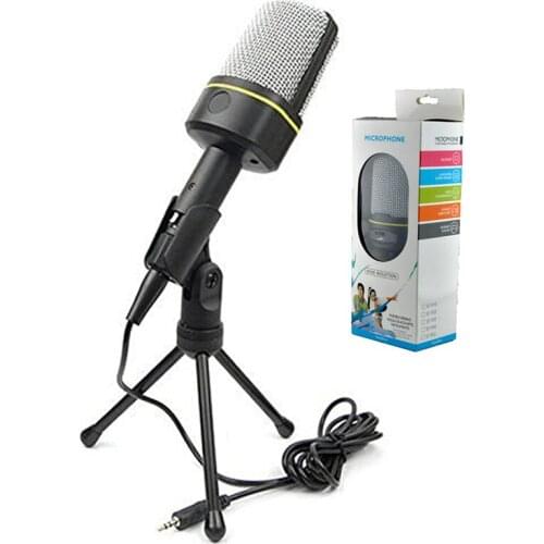 Professional Audio Condenser Microphone Mic Studio Sound Recording with Tripod Stand DQ-Drop