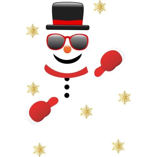 Christmas Stickers Funny Christmas Theme Garage Door Refrigerator Stickers Festival Decoration Props Supplies