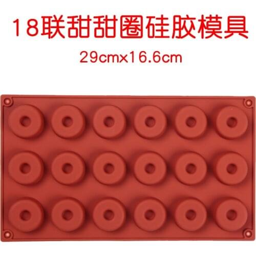 Silicone Donut Mold Baking Pan Non-Stick Baking Pastry Chocolate Cake Dessert DIY Decoration Tools Bagels Muffins Donuts Maker