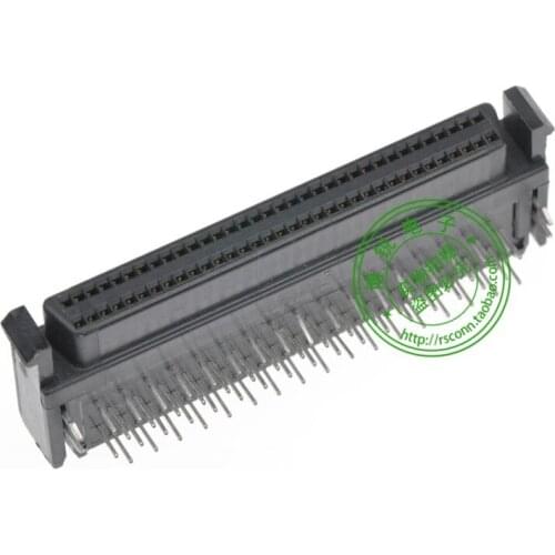 FOXCONN SCSI connector spacing 1.27 68PIN 68 degree bend foot strap buckle QA11343-P11