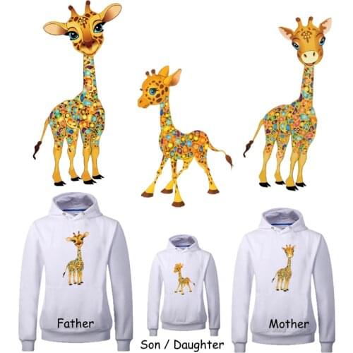 Colife Giraffe Patches Iron Patches For Clothing T-shirt Dresses DIY Accessory Decoration Heat Press Appliqued
