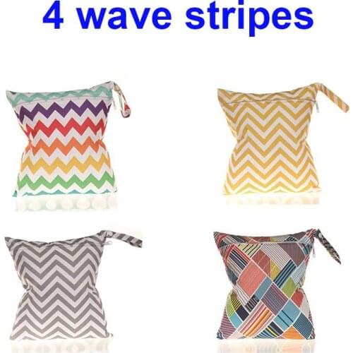 TSOOCOSY Digital Printing Waterproof Single Zipper Pocket Baby Diaper Storage Bag Washable Cloth Diaper Mummy Bag diaper bag