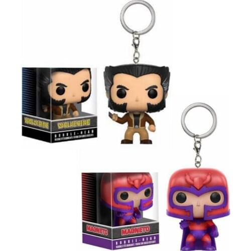 X-MAN red Magneto Wolverine Collectible Toys for Children birthday gift with box