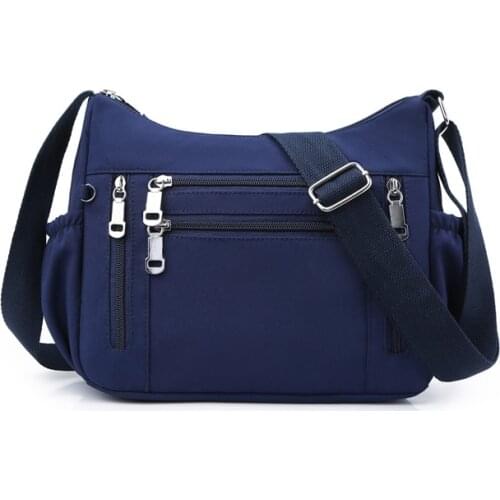 Womens Nylon Messenger Bags Small Ladies Handbag Travel Casual Tote Shoulder Female High Quality Multi-pocket Crossbody Bag