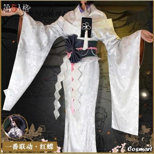 Game Identity V Butterfly Michiko Kimono Dress Suit Cosplay Costume Halloween Outfit For Women New 2020