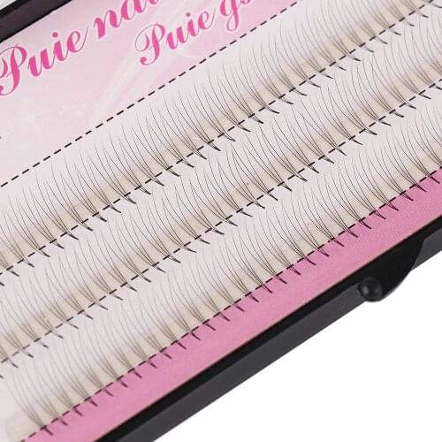 1Pack High Quality New Soft 3D/5D/6D/10D Mink Black Natural Long Handmade False Individual Eyelashes Extension Tools 0.07 C