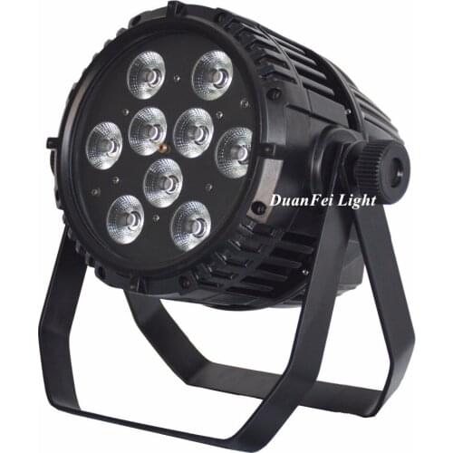 20PCS Outdoor led battery par colored light par 64 9x10w rgbw led uplighting wireless ip65