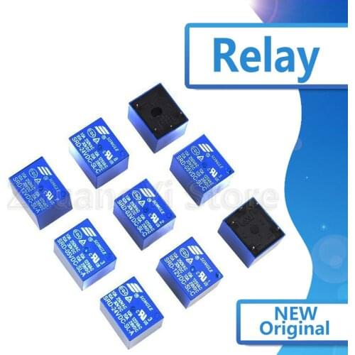 5pcs/lot Brand new original relay SRD-03VDC-SL-C SRD-05VDC-SL-C SRD-06VDC-SL-C SRD-09VDC-SL-C 3V 5V 6V 9V 10A 250VAC 5PIN T73