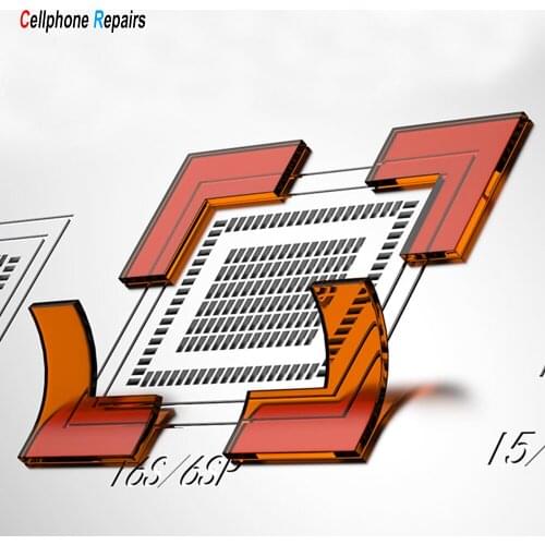 50pcs bst-3DX universal Tin planting template 3D silicone block for IPHONE Android chip fixed Simple maintenance tools