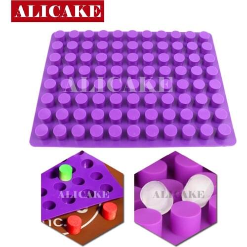 88 Cavities Mini Round Cheese Cakes Molds for Chocolate Baking Pastry Silicone Mold for Chocolate Truffle Jelly Candy Ice Mold