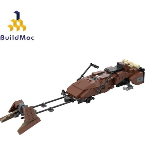 Buildmoc City Flying Motorcycle Model Educational Toys Modular Motorcycle Suitable For Building Block Children Toy Model Gift