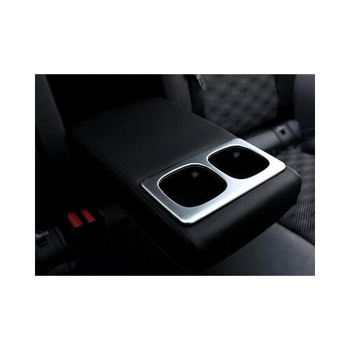 Rear seat water cup holder frame cover trim for Nissan Qashqai 2014 2015 2016