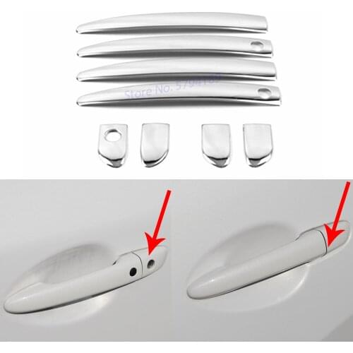 For Mazda CX-5 CX5 2017-2019 Car Door Handle Cover Trim Frame Molding Decoration Chrome Stainless Steel Exterior Accessories