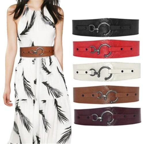 DYEFROB Girdle Ladies Korean Adult European and American Loose Tight Decorative Belt Women with Skirts Fashion Wide Belt Women