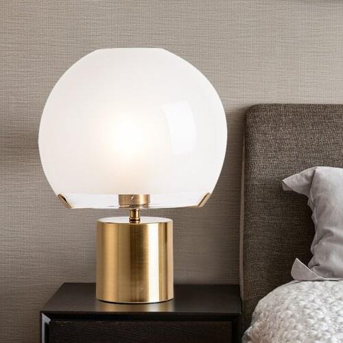 Europe modern led stone led glass masa lambas table lamp decoracao para casa dining room lamp living room lamp